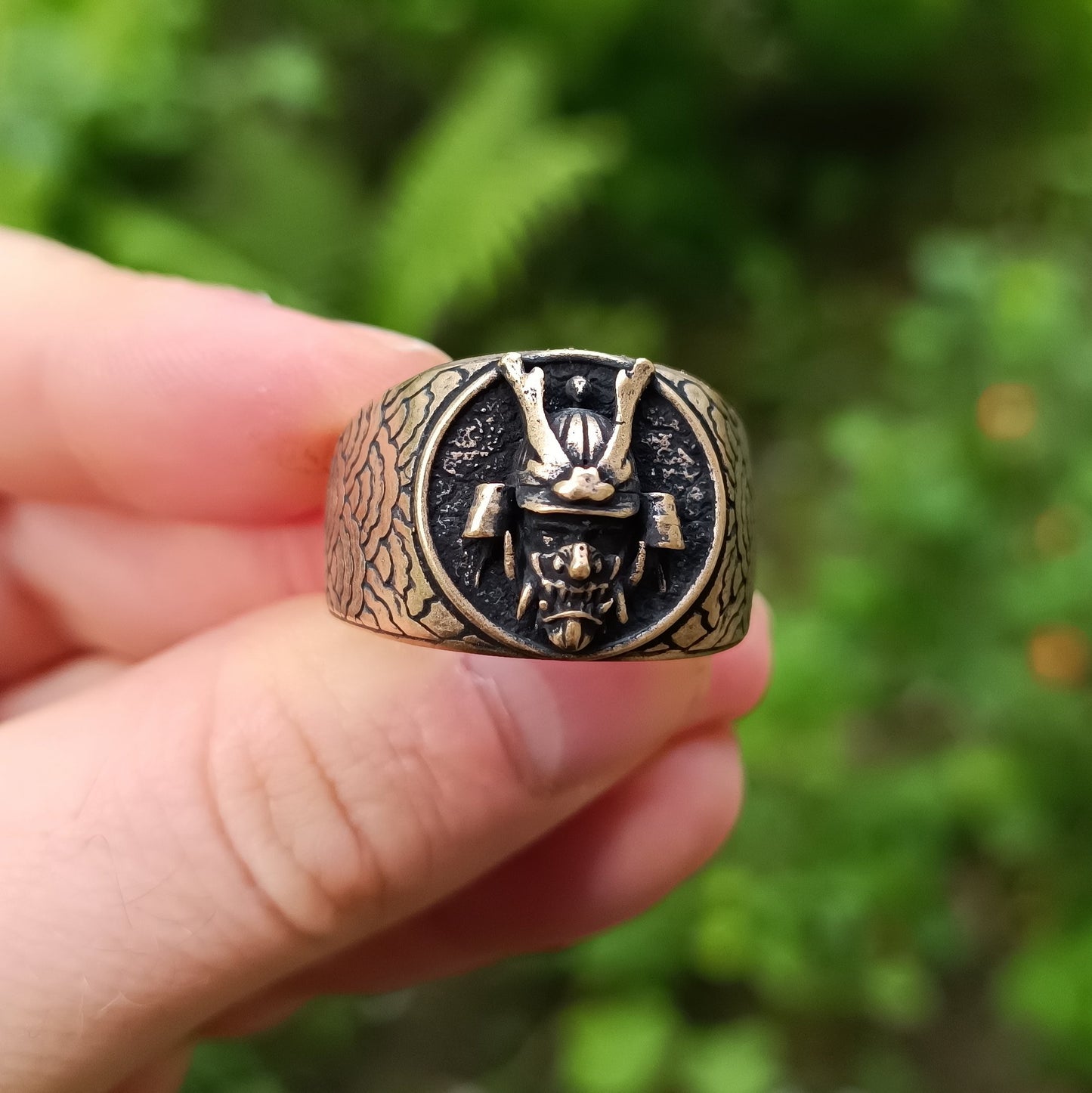 Samurai Kabuto Helmet Ring