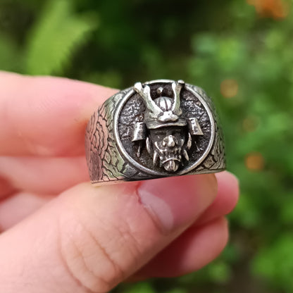 Samurai Kabuto Helmet Ring