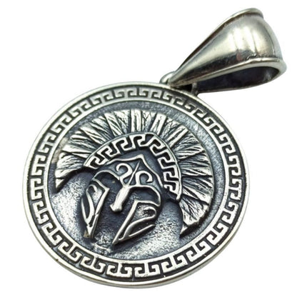 Spartan shield pendant Silver 925