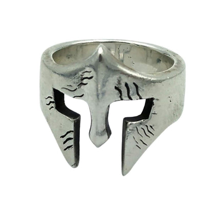 Spartan warrior ring 6 US Silver 925