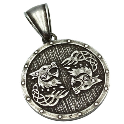 Tyr rune on Viking shield pendant