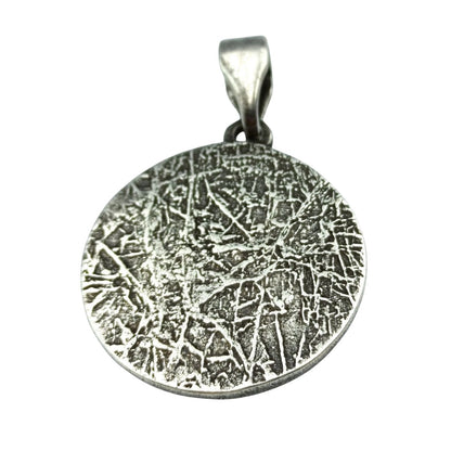 Vegvisir in circle of Elder Futhark runes pendant