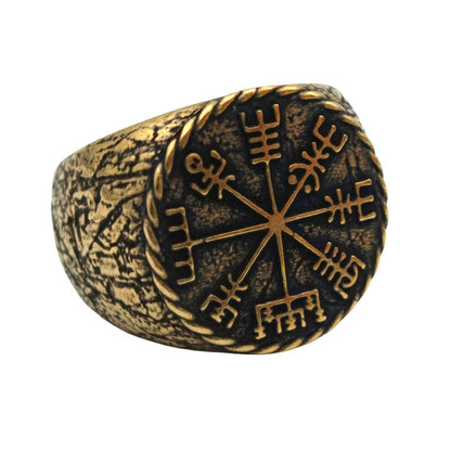 Vegvisir ring Viking compass