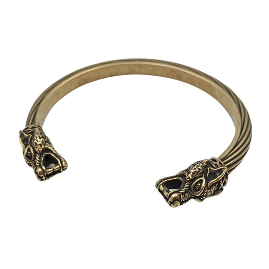 Wolf arm ring Viking bracelet