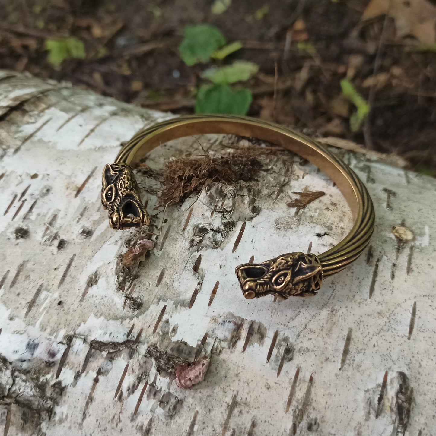 Wolf arm ring Viking bracelet