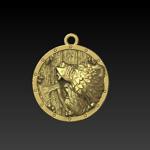 Berserk pendant Gold plating