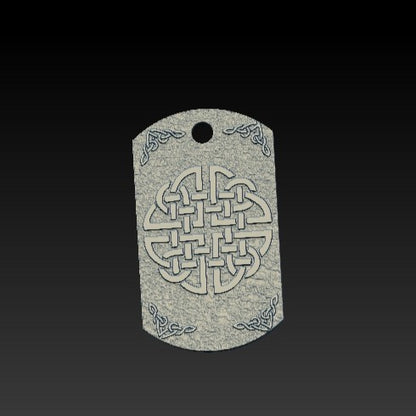 Vegvisir dara knot pendant