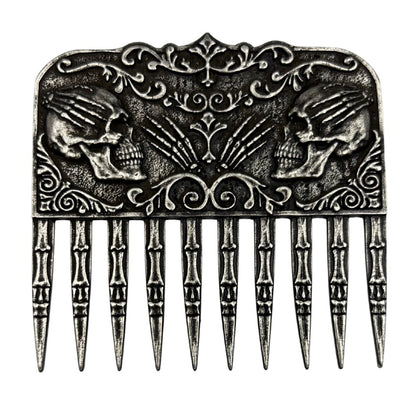 Skull beard comb