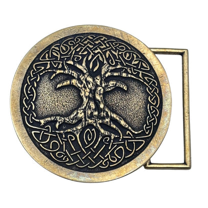 Tree of Life (Yggdrasil) Bronze Belt Buckle