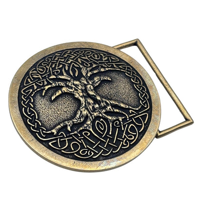 Tree of Life (Yggdrasil) Bronze Belt Buckle