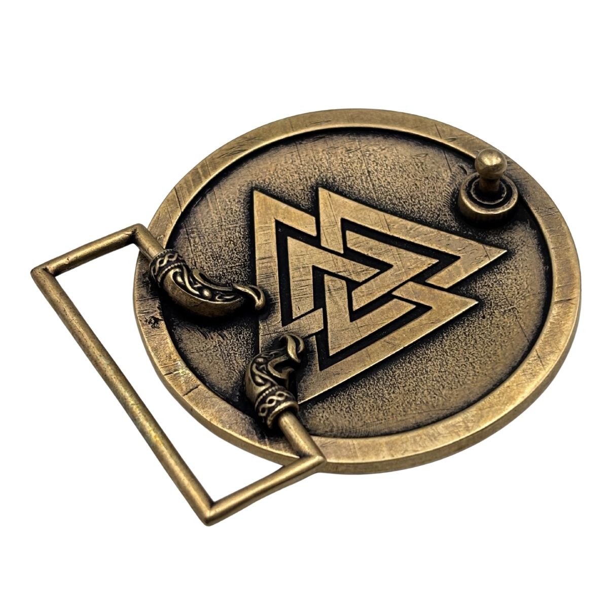 Yggdrasil Bronze Belt Buckle — Norse Tree of Life, Viking Symbol