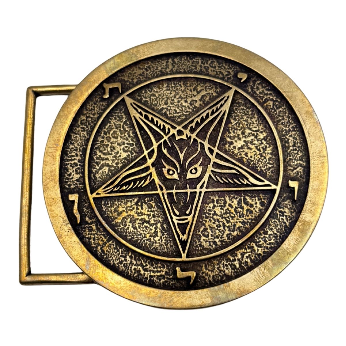 Baphomet Bronze Belt Buckle