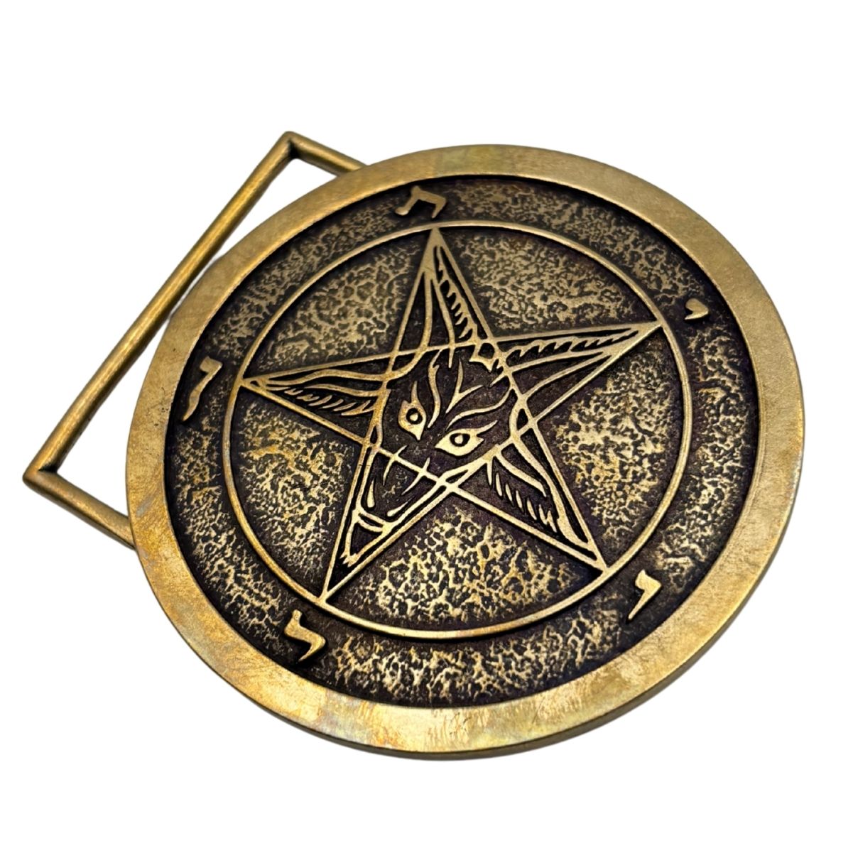 Baphomet Bronze Belt Buckle