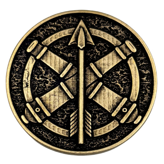 Air Defense coin Italian bronze