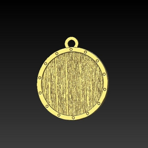 Shield maiden pendant