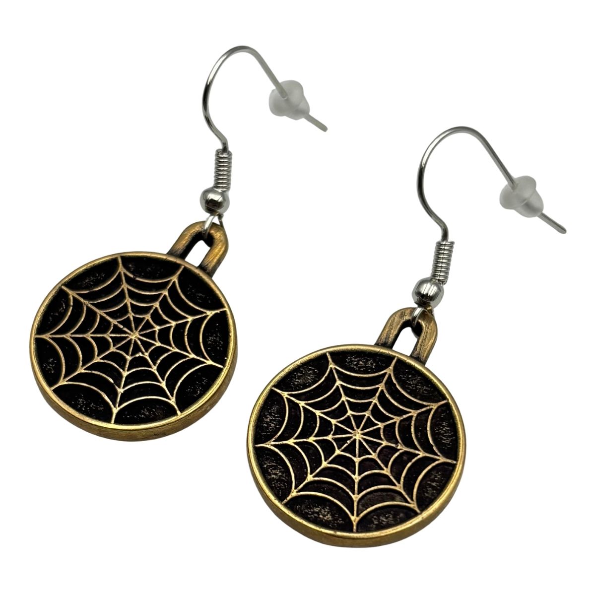 Spiderweb earrings
