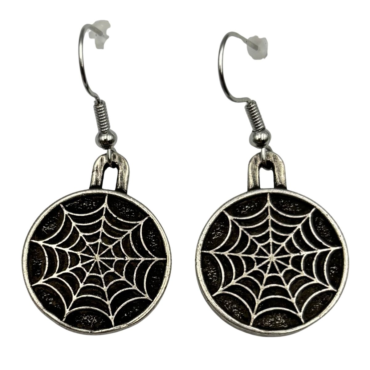 Spiderweb earrings