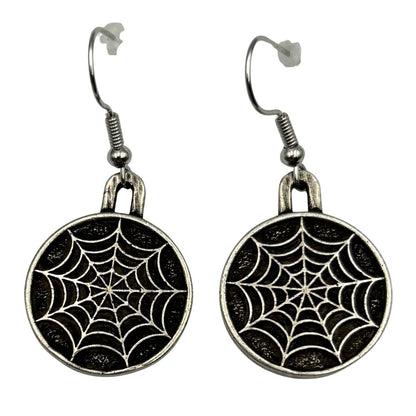 Spiderweb earrings