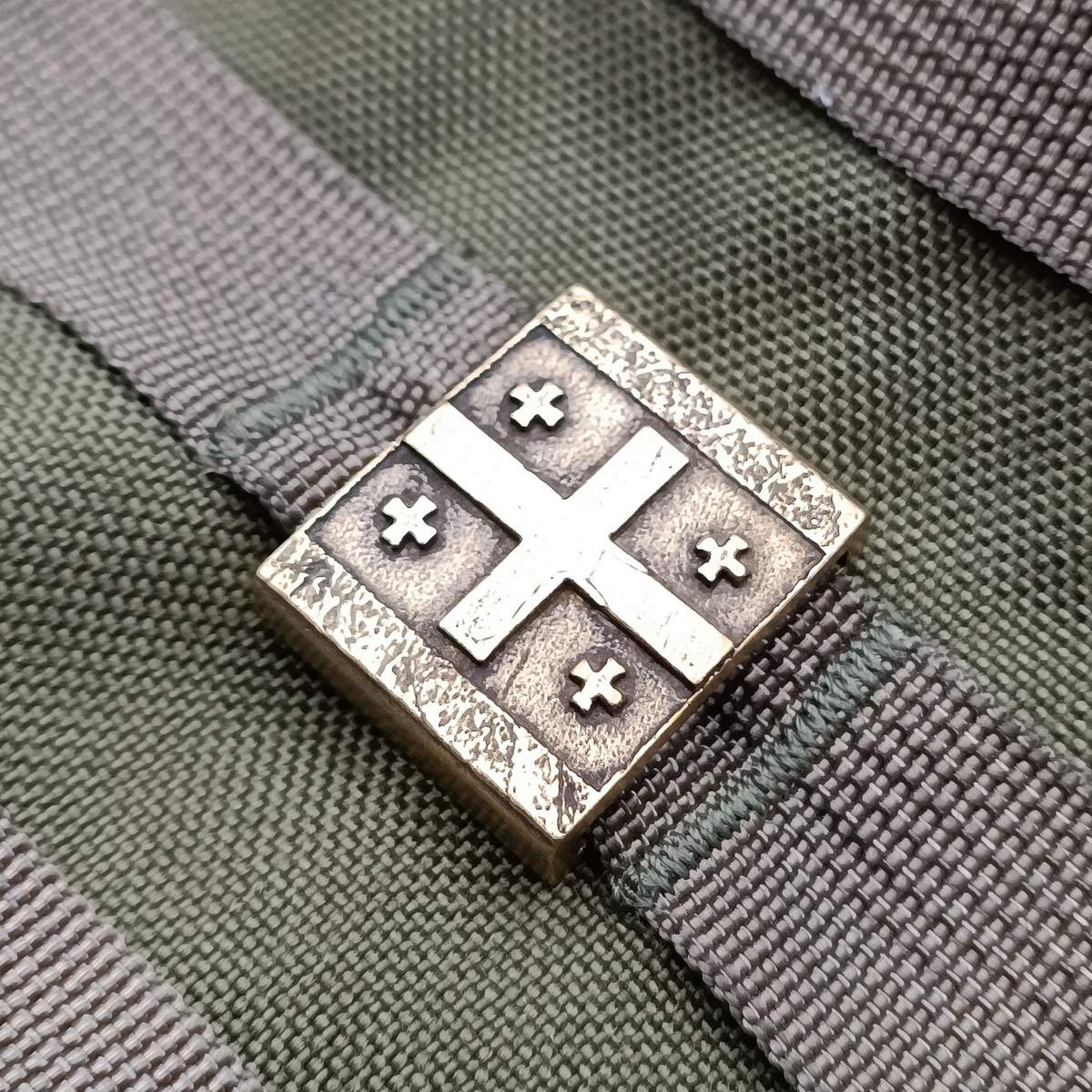 Georgian flag Molle clip   