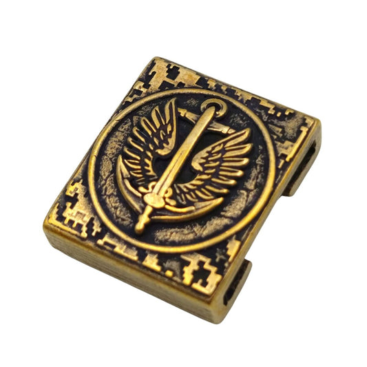 Marine corps bronze Molle clip   