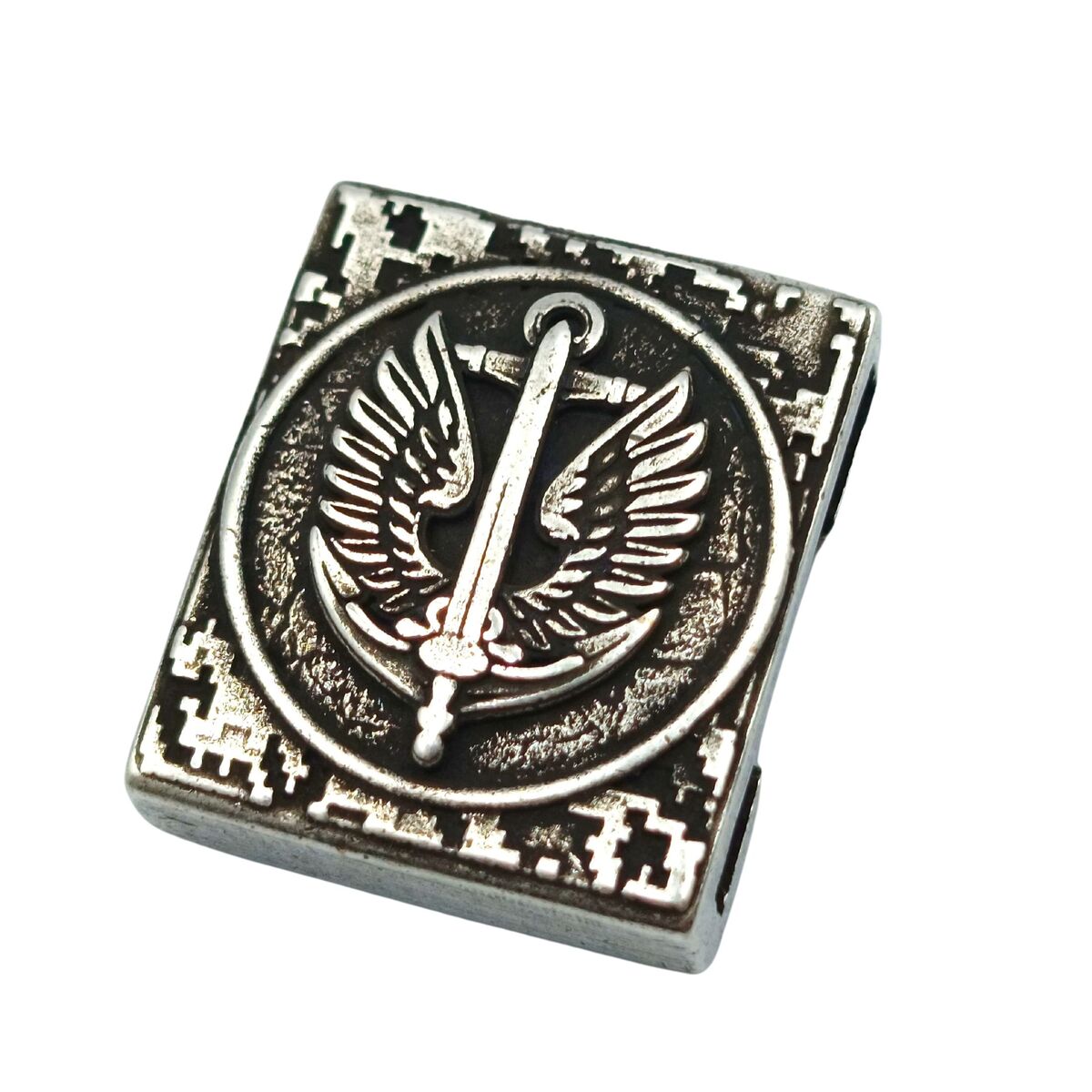 Marine corps bronze Molle clip Silver plated  