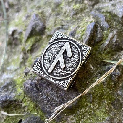 Ansuz rune molle clip