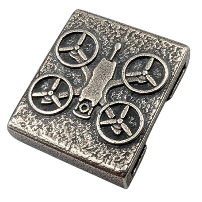Drone Tactical MOLLE Clip Silver plated