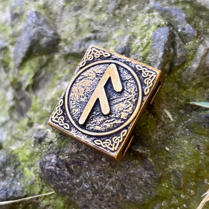 Ansuz rune molle clip