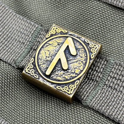 Ansuz rune molle clip