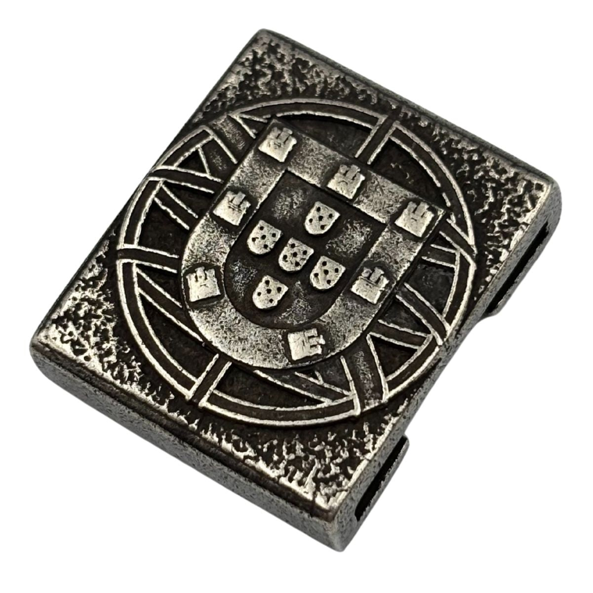 Portugal Flag MOLLE Clip — Bronze Tactical Accessory