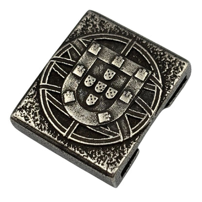 Portugal Flag MOLLE Clip — Bronze Tactical Accessory