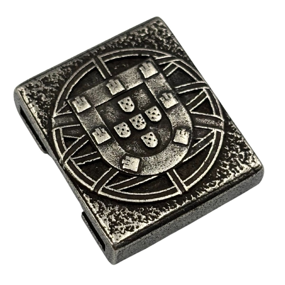 Portugal Flag MOLLE Clip — Bronze Tactical Accessory