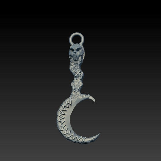 Morana's Sickle earrings Silver 925