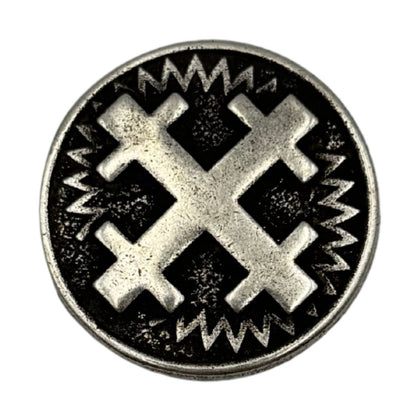 Mara’s Cross paracord bead Silver plated