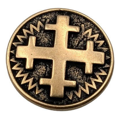 Mara’s Cross paracord bead Bronze