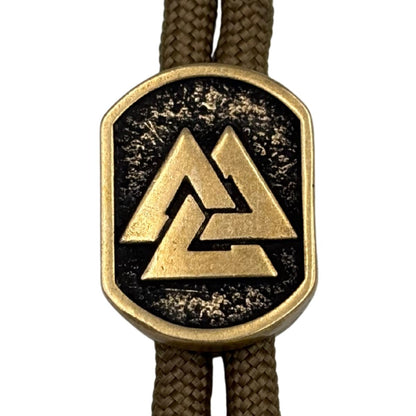 Valknut Norse paracord bead