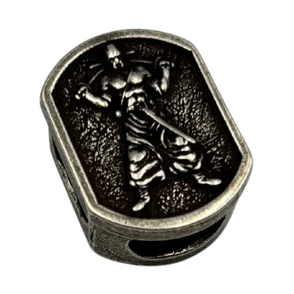 Paracord Bead Cossack Silver plating