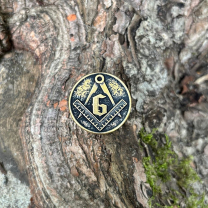 Masonic Eye paracord bead
