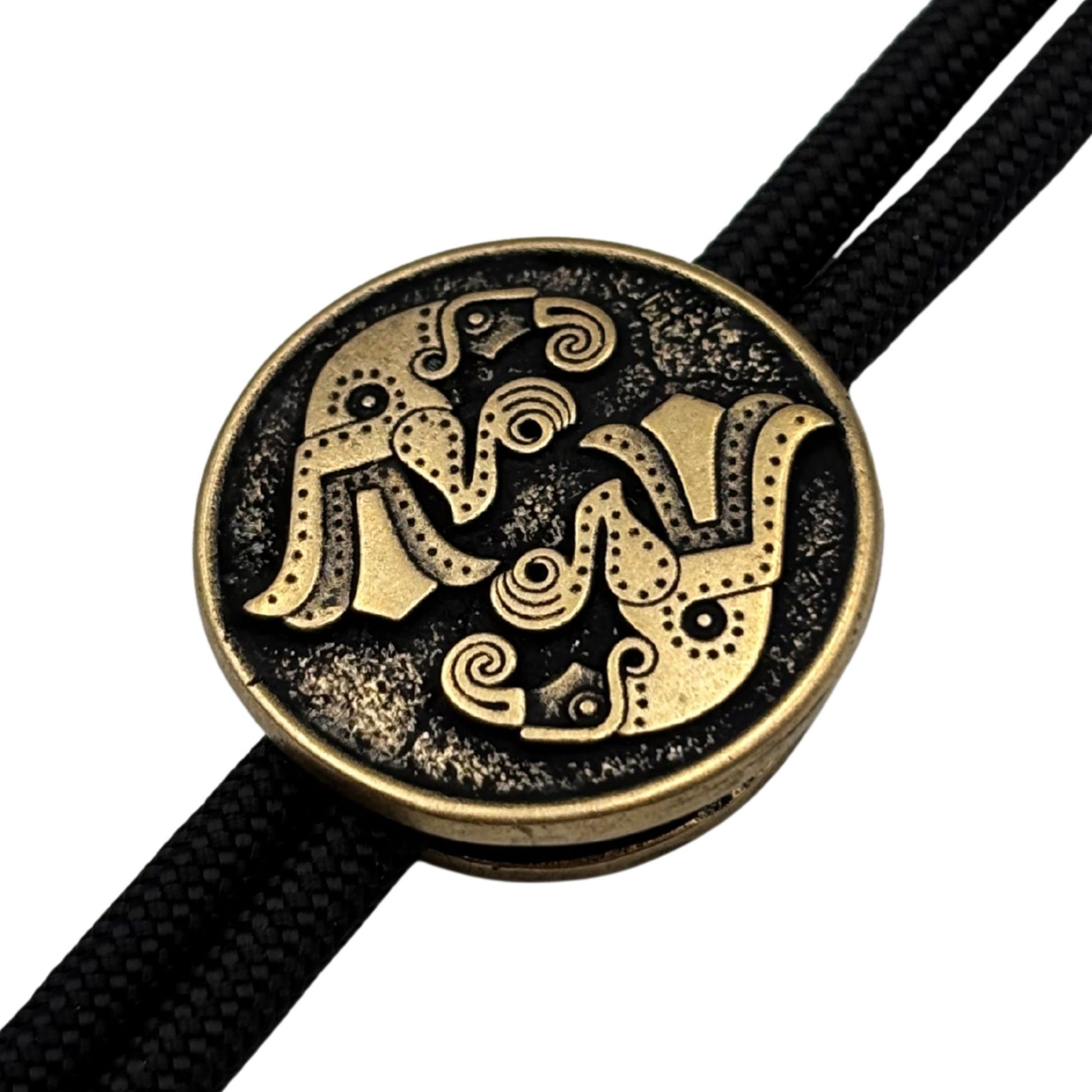 Odin ravens paracord bead