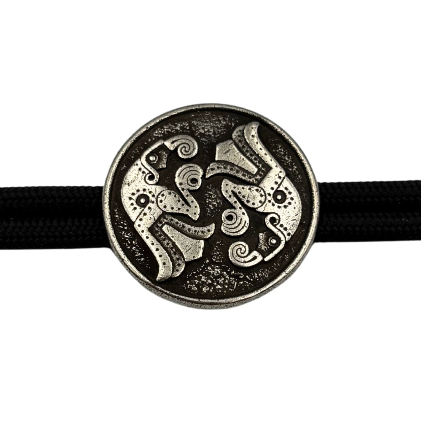 Odin ravens paracord bead