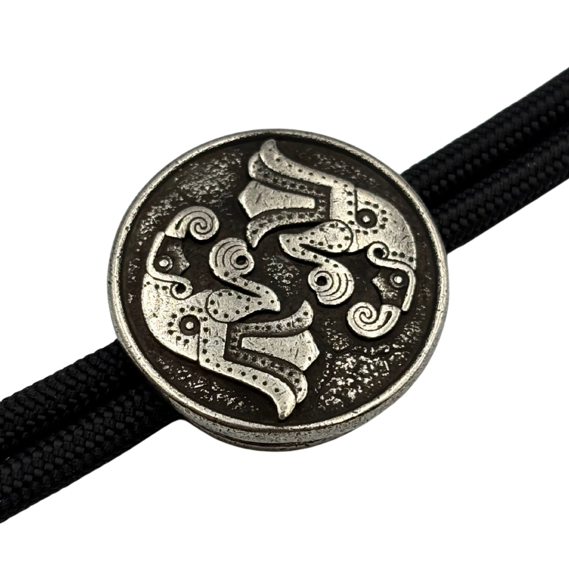Odin ravens paracord bead
