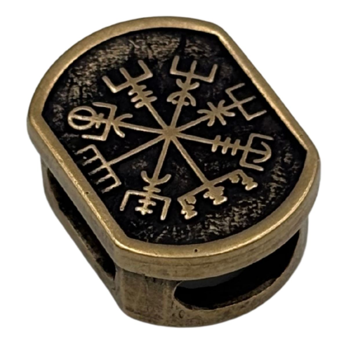 Vegvisir Runic Compass paracord bead