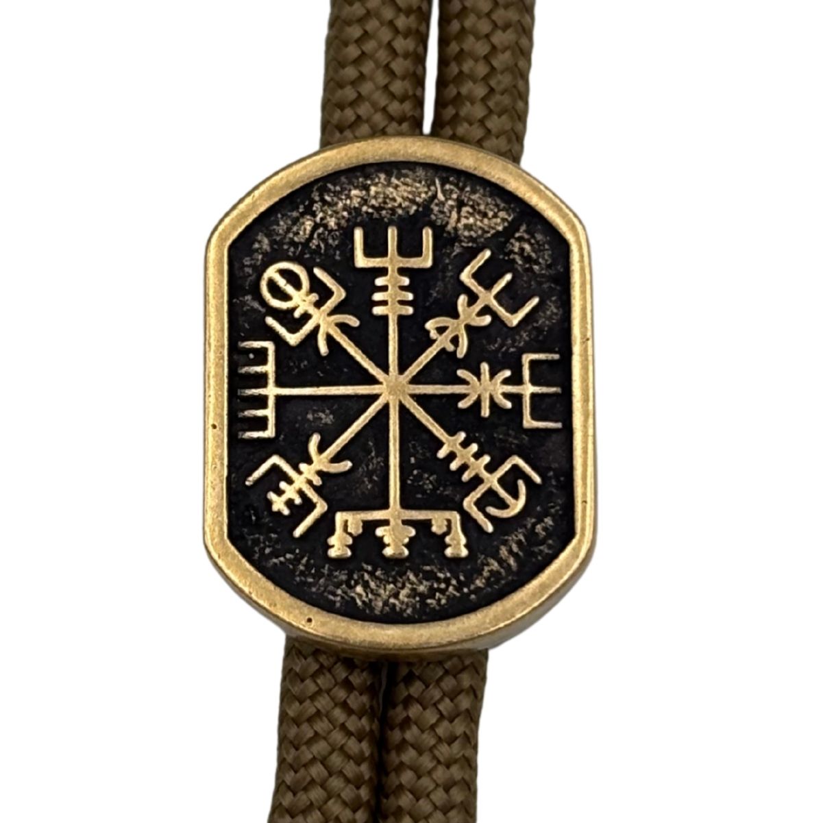 Vegvisir Runic Compass paracord bead