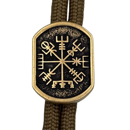 Vegvisir Runic Compass paracord bead