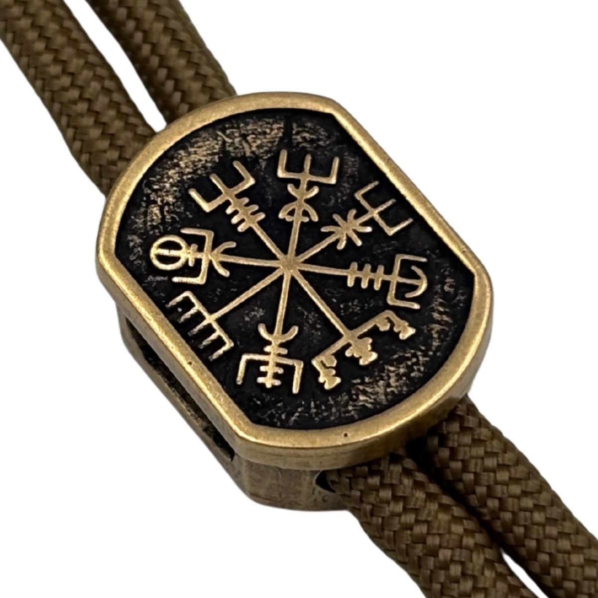 Vegvisir Runic Compass paracord bead