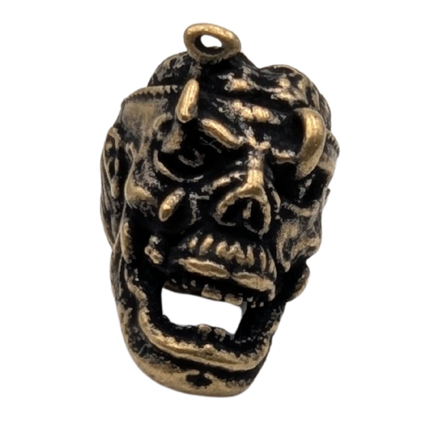 Zombie paracord bead Bronze