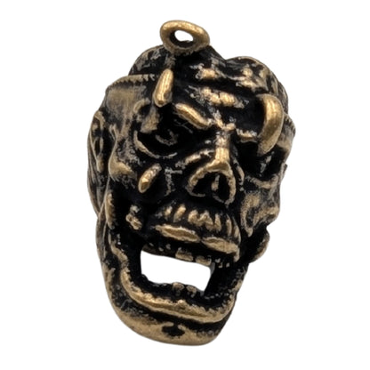 Zombie paracord bead Bronze