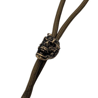 Zombie paracord bead