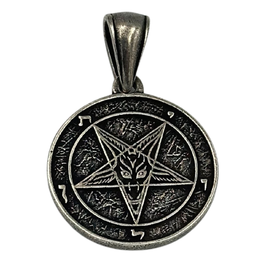 Baphomet Sigil Pendant Silver plating