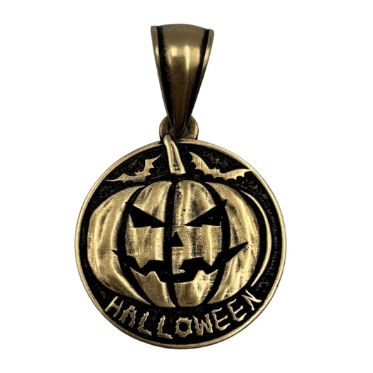 Halloween Pumpkin pendant Bronze